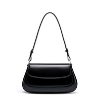 Sac à bandoulière polyvalent en cuir véritable pour femme, nouvelle collection, tendance, haut de gamme, style selle, à porter à l'épaule ou sous le bras
