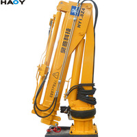 HAOY Tricycle mini-camion de 1,8 tonne, télécommandé en métal, avec plateforme manipulateur et grue de levage automatique