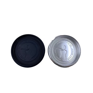 Boîte en aluminium ronde personnalisée avec logo en relief, boîte en métal pour cosmétiques, boîte plate pour la fabrication de bougies - Product Image 4