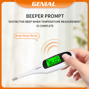 Genial fábrica termômetro digital spots com três cores backlight hospital tela grande termômetro eletrônico - Product Image 4