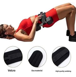 Прямые поставки с завода: Портативный ремень для тренировки ягодиц с гантелями, для упражнений на ягодичные мышцы, из материала EVA, фитнес-оборудование, эспандер для сопротивления - Product Image 1