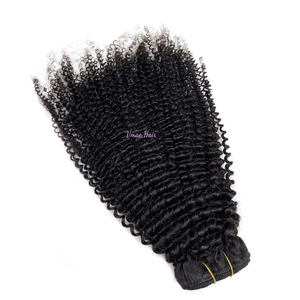 Extensiones de cabello humano mongol <span class=keywords><strong>Remy</strong></span> sin procesar VMAE, venta al por mayor, <span class=keywords><strong>afro</strong></span> rizado con estilos de ondas de agua y cuerpo profundo - Product Image 5