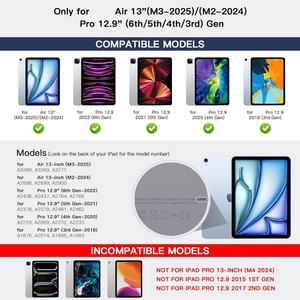 Étui pour clavier Laudtec Magic pour iPad Air 13 pouces iPad Pro 12.9 pouces Flexible rétro-éclairé multi-touch Trackpad opération ciseaux nouveau - Product Image 2