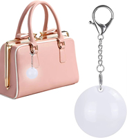 Lampe LED rechargeable personnalisée en forme de cœur avec capteur tactile, lampe de sac à main portable, mini lampe de poche porte-clés, veilleuse décorative, cadeau pour filles