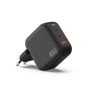 Cargador de escritorio USB C de 65W con nuevo diseño Adaptador de fuente de alimentación eléctrica Enchufe DE LA UE Función GAN QC3.0 Salida de 5V/3A - Product Image 3