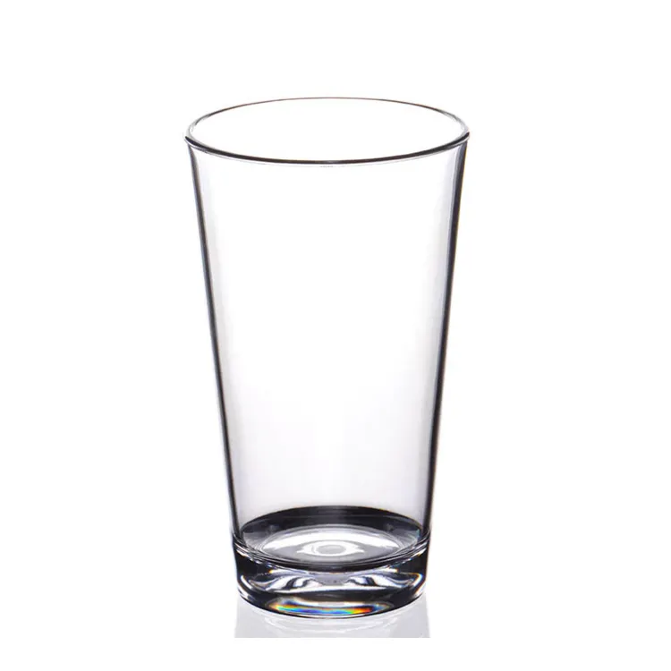 Özel promosyon temizle kırılmaz PC içecek bardağı 16oz plastik bardak