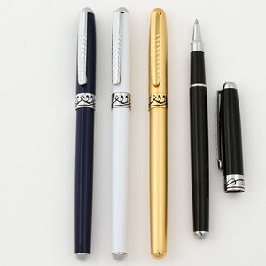 Stylo à encre gel en métal en promotion avec logo personnalisé - Product Image 1