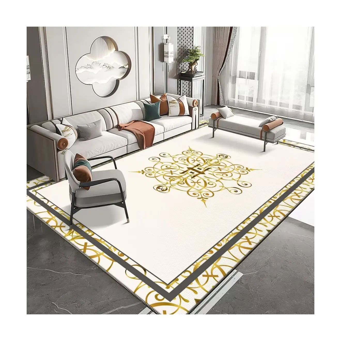 living room decor anti fatigue mat living room modern home printed carpet printed big area rugs custom size carpet