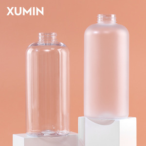 Xumin Stock 300 мл-500 мл матовый прозрачный баллон насос для давления бутылка пустая для шампуня дезинфицирующее средство для рук гель для душа - Product Image 4