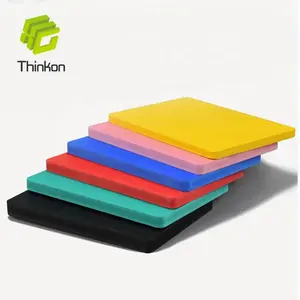 THINKON 3 มม.5 มม.9 มม.14 มม.17 มม.ความหนาตกแต่ง wpc อัด 4x8 สีแข็งแผ่นโฟมพีวีซีสําหรับตู้ครัว