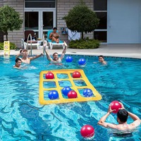 Tube flottant gonflable en PVC AirTight de 3 m de long pour événements aquatiques, capacité 5-10 passagers