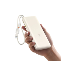 Éclairage extérieur 20000mAh 100W Charge rapide Double ports USB-C Chargeur portable pour smartphones/tablettes/ordinateurs portables - Camping Randonnée