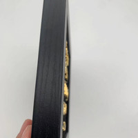 Nouveau design 15x15cm tableau de lettres en feutre de petite taille avec cadre noir pour la décoration intérieure