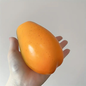 Modelo de Fruta de Papaya Artificial de PVC de 11*7.5cm para Decoración del Hogar, Halloween, Navidad, Regreso a Clases, Accesorios Falsos - Product Image 6
