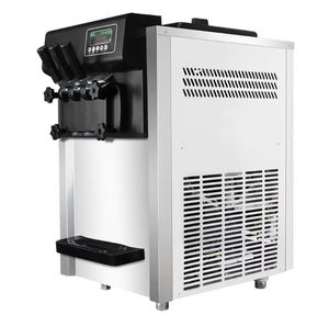 Nouveau bureau <span class=keywords><strong>Cornetto</strong></span> crème glacée molle 3 main lait italien faire crème glacée Mak Machine fabricant pour les petites entreprises - Product Image 4