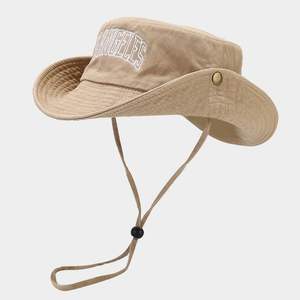 Chapeaux d'été personnalisés pour la chasse en plein air, la pêche et le safari avec sangle réglable - Product Image 2