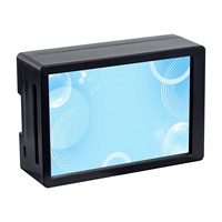3.5 inç LCD dokunmatik ekran ili9480 320x3.5 SPI TFT "ahududu Pi 4B için ABS koruyucu kılıf kabuk ile ekran