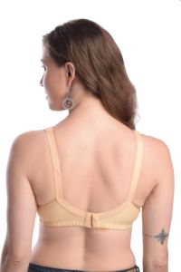 Sujetador de copa completa de algodón para mujer con tirantes ajustables, tela suave, espalda en U, comodidad diaria, cierre trasero, lencería - Product Image 4