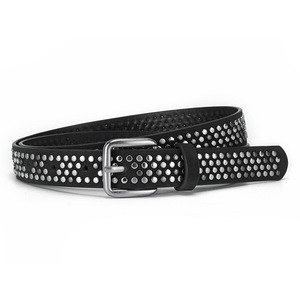 <span class=keywords><strong>Ceinture</strong></span> en PU JULUN pour <span class=keywords><strong>femme</strong></span>, style <span class=keywords><strong>daim</strong></span>, avec clous, design ajouré, <span class=keywords><strong>ceinture</strong></span> décontractée - Product Image 2