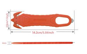 Móc đầu carton mở PP ban nhạc cắt căng phim cắt rx2308 cố định lưỡi ngón tay an toàn mở - Product Image 5