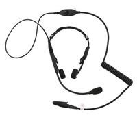 Casque PMLN4585 avec microphone/PTT compatible avec les radios bidirectionnelles.