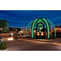 Tente à bulles PC d'extérieur Maison de villégiature Hôtel Camping Maison de luxe étanche et transparente pour l'extérieur Restaurants Igloo Dome Maison transparente