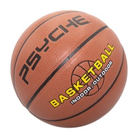 PSYCHE professionnel Orange taille 6 3x3 ballon de basket officiel en cuir PU fourni par l'usine