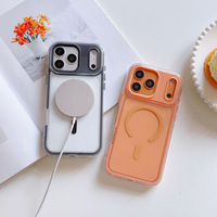 Nouvelle Coque de Téléphone Magnétique Transparente Antichoc pour iPhone 17 16 15 14 13 Pro Max