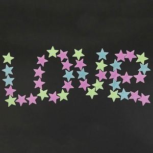 Estrellas 3D de Plástico Brillantes en la Oscuridad, Adhesivos Luminosos para Pared - Product Image 6
