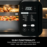 Cuisinière multifonction 12-en-1, four vapeur, friteuse à air, avec 8 portions, cuisson rapide, multifonction