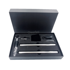 Set Regalo Multifunzione di Cubetti di Ghiaccio in Metallo, Bastoncini Refrigeranti per <span class=keywords><strong>Vino</strong></span> in Acciaio Inox e Cubetti di Ghiaccio per Whisky con <span class=keywords><strong>Bicchiere</strong></span> Refrigerante - Product Image 3