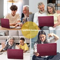 Étui rigide personnalisé en cuir PU effet crocodile pour ordinateur portable MacBook Neo Air 13 13.3 13.6 15 Pro 13 14 16 pouces M5 M4 M2 pour femmes