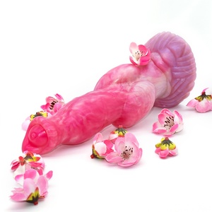 FAAK Fantástico Dildo Personalizable, Juguete Sexual Colorido, Diseño de Dildo Monstruoso, Dildo de Silicona Líquida Erótico para Mujeres - Product Image 1