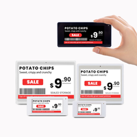 2,9 inch E-Ink digitale prijskaartje draadloos BLE5.0 slimme ESL elektronisch schaplabel IP65-classificatie Android 11 OS voor supermarkt
