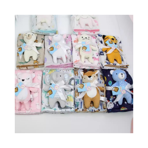 Latest Design Baby Double-Layer <b>Blanket</b> Plush Toy <b>Doll</b> 2-Piece Sets Newborn Cute Printed <b>Blanket</b> Baby Air Conditioning <b>Blanket</b> - Product Image 6