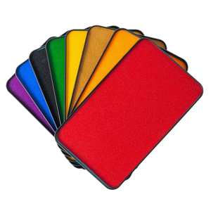Tampon encreur rectangulaire en fer haute densité pour enfants, 8 couleurs, encre à base d'huile, non toxique, écologique - Product Image 3