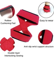 Bandes de poignet élastiques en néoprène professionnelles personnalisées pour l'exercice, accessoire de salle de sport pour la protection de la force