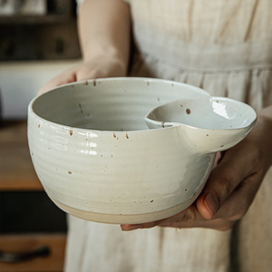 Cuenco para servir patatas fritas y pollo frito, vajilla de cerámica para ensalada de frutas, patatas fritas, ramen, bola de masa con divisor de salsa de tomate - Product Image 3