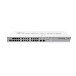 Mikrotik CRS326-24G-2S + RM 1U Rackmount Quản Lý Trường Hợp ROS Và 24 Cổng Gigabit <span class=keywords><strong>Ethernet</strong></span> <span class=keywords><strong>Switch</strong></span> Với Hai Cổng SFP + - Product Image 1
