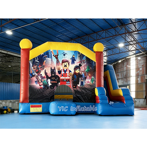 Castillo Inflable con Tobogán con Temática de Superhéroes Personalizado, Casa Inflable al por Mayor, Brincolines Inflables para Alquiler - Product Image 3