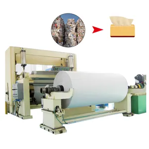 Full automatic 1575 toilet paper roll making machine tissue paper production line equipment popular in South Africa