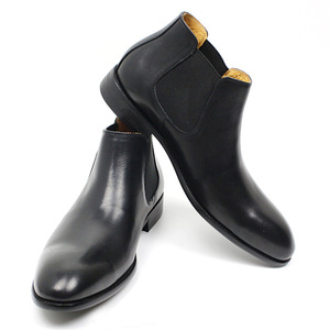 Botas de Tobillo para Hombre, Primavera-Otoño, Parte Superior de Cuero Genuino con Estampado de Leopardo, Suela de Goma, Impermeables, para Trabajo - Product Image 3