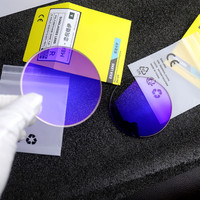 Lentes de Sol EXIA M8A con Degradado Violeta MR-8 1.61 SHMC UV400, Material de Poliuretano