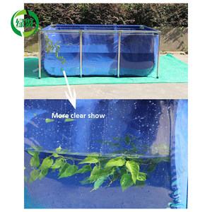 LVJU - <span class=keywords><strong>Pecera</strong></span> Única de Acero Inoxidable con un Lado Transparente, 900 <span class=keywords><strong>Litros</strong></span>, Lona de PVC, Accesorios para Acuarios - Product Image 3