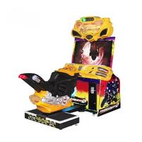 Coloré parc voiture simulateur jeu machine course voiture course jeu machine moto arcade