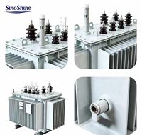 Transformateur triphasé à bain d'huile entièrement scellé S13-M de 120 kVA, à faible bruit, pour la distribution d'énergie moyenne tension sur réseau résidentiel