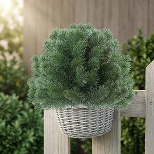 Plantes artificielles en <span class=keywords><strong>pot</strong></span>, fleurs artificielles, faux sapins de Noël, feuillage de pin et de <span class=keywords><strong>sapin</strong></span>, décorations de verdure en plastique, bonsaïs - Product Image 3