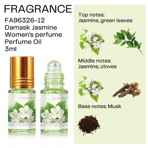 Perfume en Roll-on de Lujo Personalizado, 3 ml, Aroma Floral Árabe para Mujer, Jazmín, Hojas Verdes, Almizcle, Fragancia Original - Product Image 3