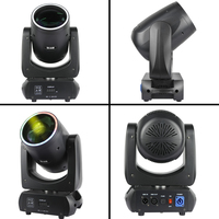 Redsun Beam 200W LED Beam Moving Head Light Dmx Rotation Stage Effect Light avec Ring Dmx Dj Equipment
