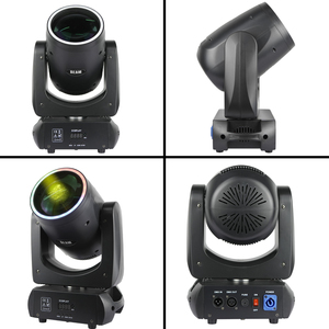 Redsun chùm <span class=keywords><strong>200W</strong></span> <span class=keywords><strong>LED</strong></span> chùm di chuyển đầu ánh sáng DMX xoay hiệu ứng sân khấu ánh sáng với Vòng DMX Thiết bị DJ - Product Image 2